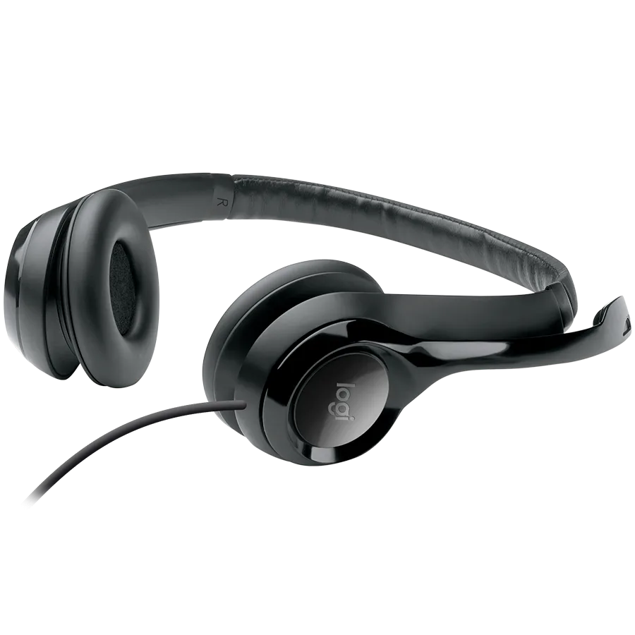 Слушалки LOGITECH H390 Corded Headset - BLACK - USB - Image 72