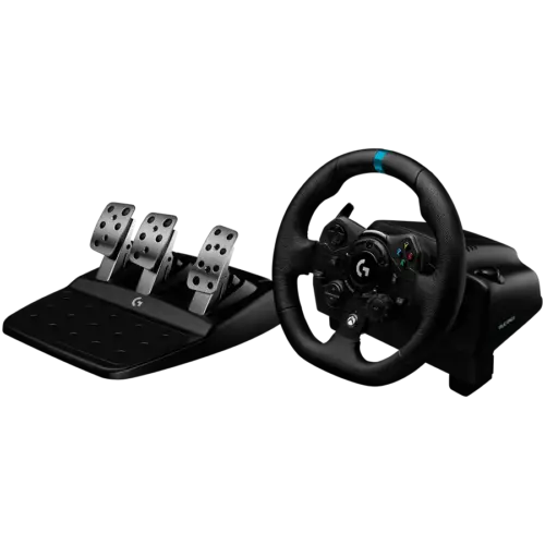 Геймпад LOGITECH G923 Racing Wheel and Pedals - PC/PS - BLACK - USB