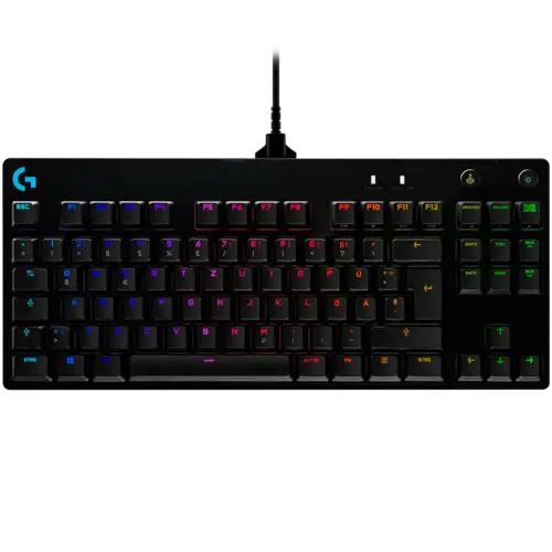 Геймърска клавиатура LOGITECH G PRO TKL Corded Mechanical Gaming Keyboard - BLACK - US INTL - USB -