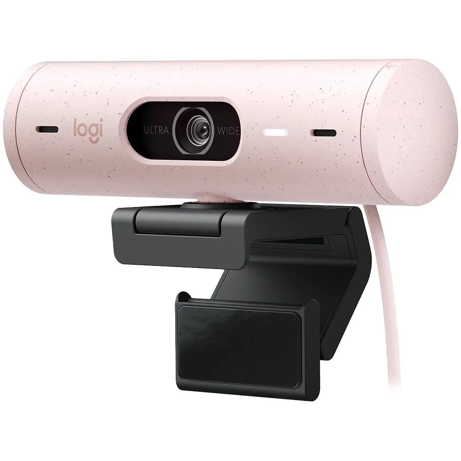 Уеб камера LOGITECH BRIO 500 Full HD Webcam - ROSE - USB