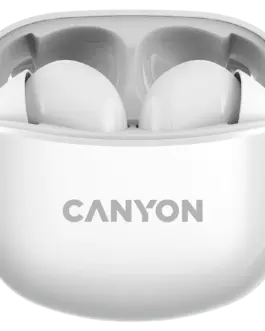 Bluetooth слушалки CANYON headset TWS-5 White
