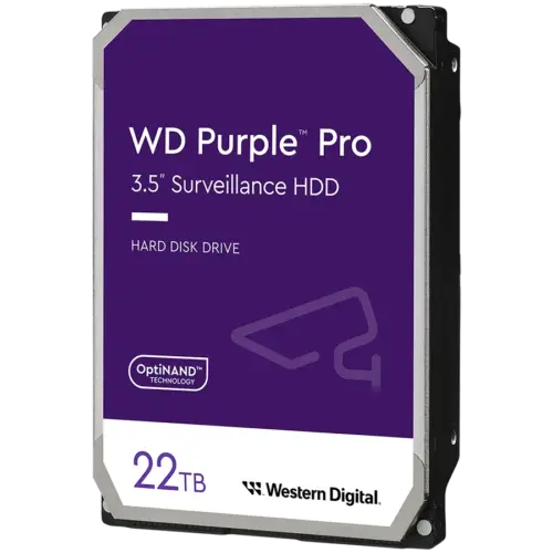 Хард диск HDD Video Surveillance WD Purple Pro 22TB CMR (3.5 512MB 7200 RPM SATA 6Gbps