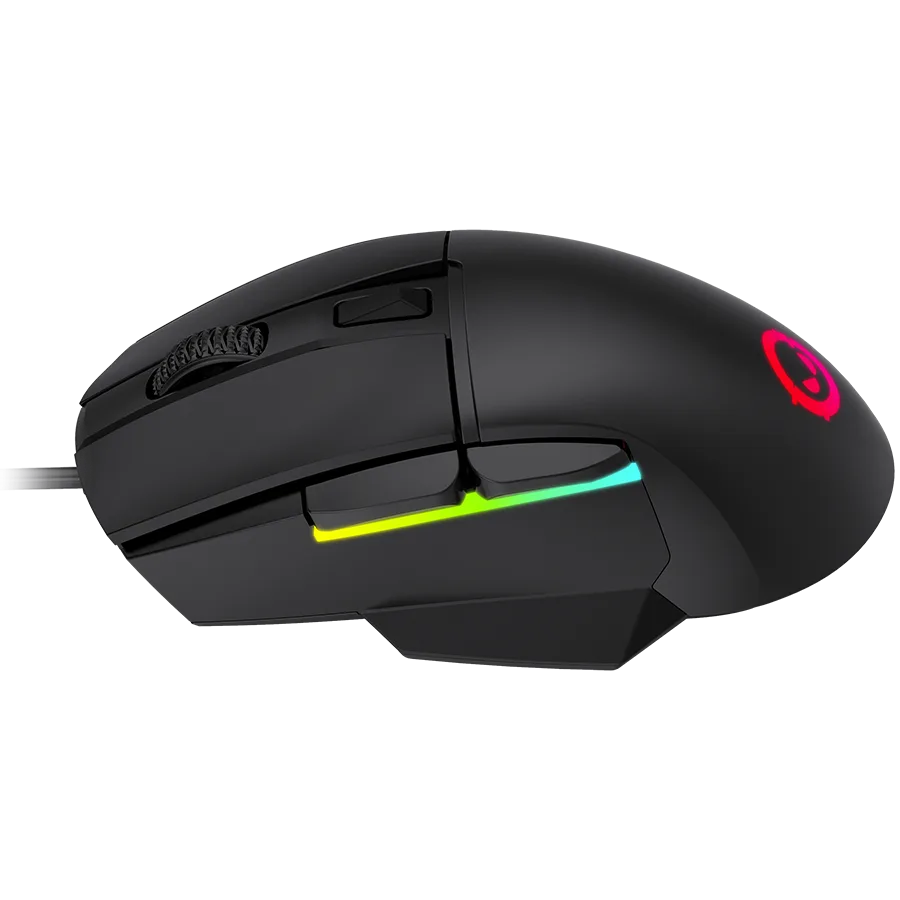 Геймърска мишка LORGAR Jetter 357, gaming mouse, Optical Gaming Mouse with 6 programmable buttons, Pixart ATG4090 sensor, DPI can be up to 8000, 30 million times key life, 1.8m PVC USB cable, Matt UV coating and RGB lights with 4 LED flowing mode, si - Image 26