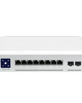 Kомутатор Ubiquiti Enterprise Layer 3 PoE switch with (8) 2.5GbE 802.3at PoE+ RJ45 ports and (2) 10G SFP+