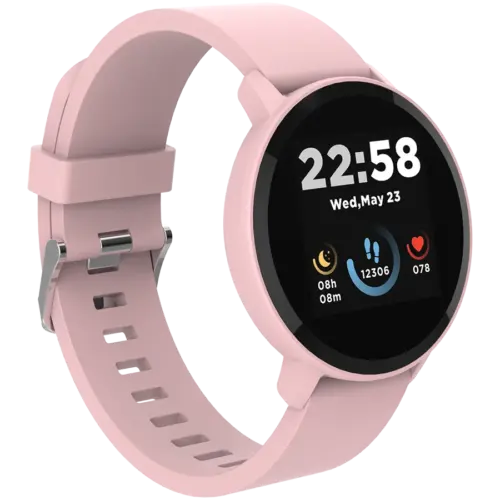 Alternative view of Смарт часовник CANYON Lollypop SW-63, Smart watch, 1.3inches IPS full touch screen, Round watch, IP68 waterproof, multi-sport mode, BT5.0, compatibility with iOS and android, Pink, Host: 25.2*42.5*10.7mm, Strap: 20*250mm, 45g