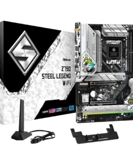 Дънна платка ASROCK MB Desktop Z790 Steel Legend (S1700 4x DDR5 1x PCIe 5.0 x16 1x PCIe 4.0 x16 1x PCIe 3.0 x1 4x Hyper
