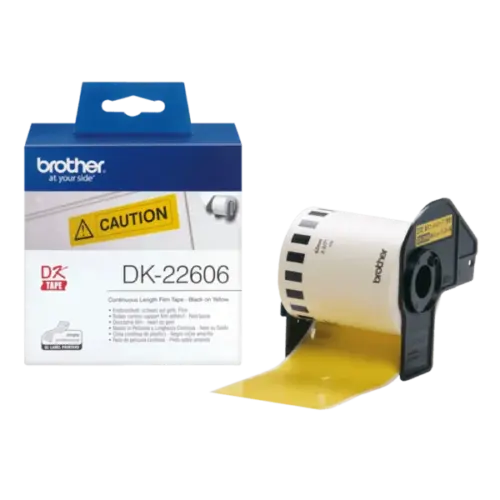 ЛЕНТА ЗА ЕТИКЕТНИ ПРИНТЕРИ BROTHER ТИП QL - CONTINUOUS PAPER TAPE - 62 mm x 1524 m - PN DK-22606