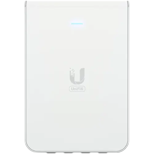 Точка за достъп UniFi6 In-Wall. Wall-mounted WiFi 6 access point with a built-in PoE