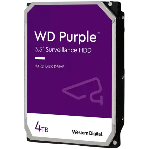 Хард диск HDD Video Surveillance WD Purple 4TB CMR 3.5 256MB SATA 6Gbps TBW: 180