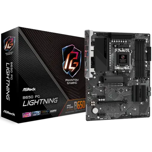 Дънна платка ASROCK B650 PG Lightning ATX AM5 DDR5