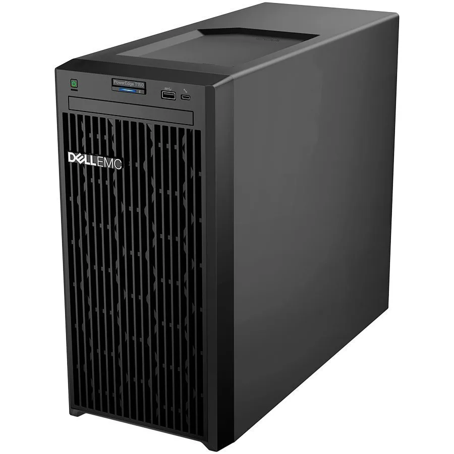 Сървър PowerEdge T1503.5" Chassis x4 Cabled HDDXeon E-2334 3.4GHz 8M 4C/8T16GB UDIMM 3200MT/siDRAC9 Basic2TB 7.2K SATA H