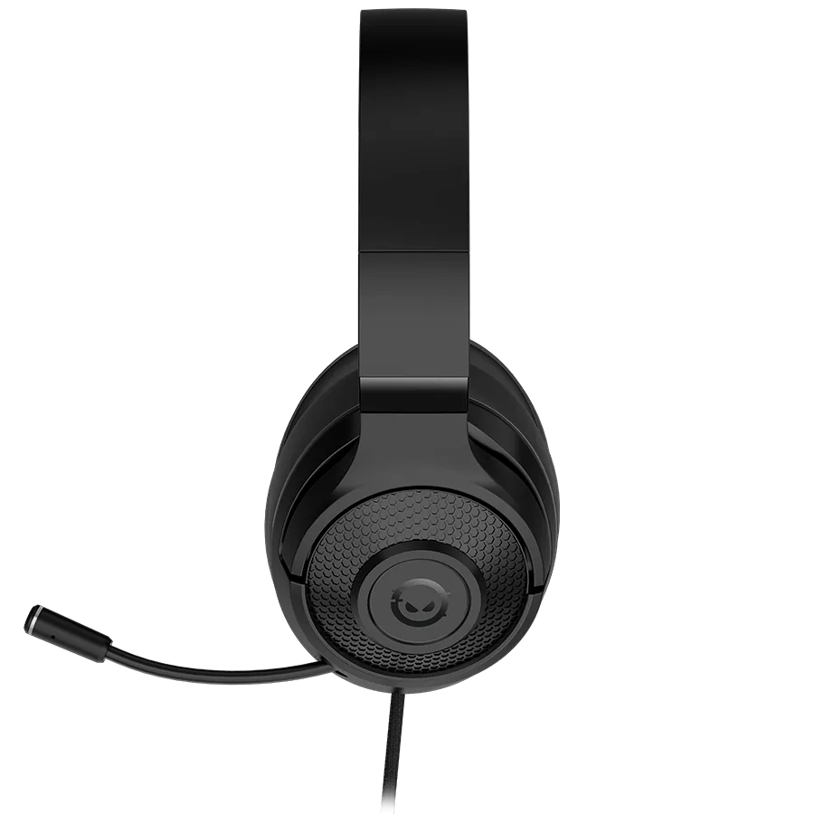 Геймърски слушалки LORGAR Noah 101, Gaming headset with microphone, 3.5mm jack connection, cable length 2m, foldable design, PU leather ear pads, size: 185*195*80mm, 0.245kg, black - Image 95