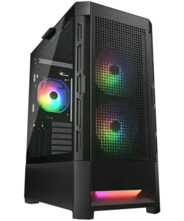 Кутия за компютър COUGAR DUOFACE RGB PC Case Mid Tower Black
