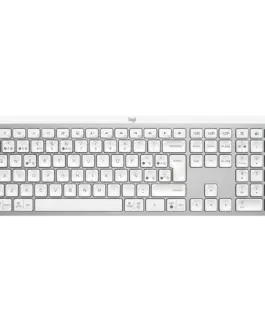 Клавиатура LOGITECH MX Keys S Bluetooth Illuminated Keyboard - PALE GREY - US INTL