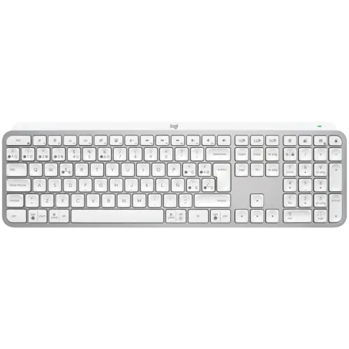 Клавиатура LOGITECH MX Keys S Bluetooth Illuminated Keyboard - PALE GREY - US INTL