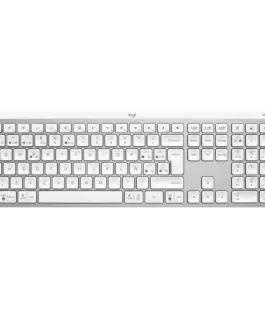 Клавиатура LOGITECH MX Keys S Bluetooth Illuminated Keyboard - PALE GREY - US INTL