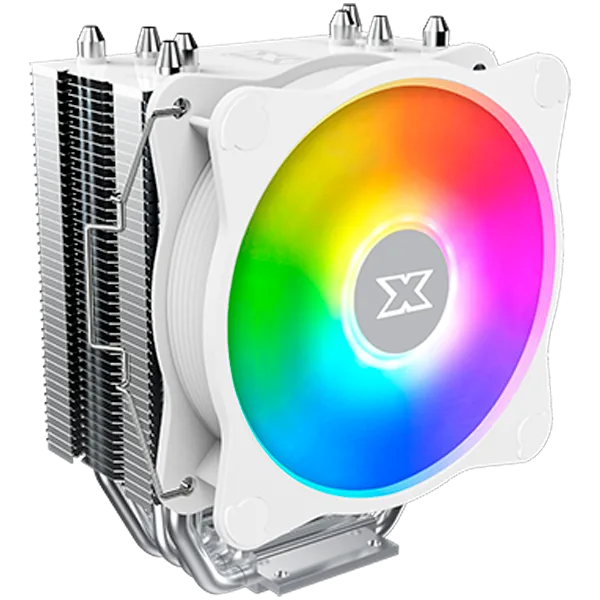 Охладител за процесор Охладител Windpower 964 RGB Arctic EN47604, White Top Fin, 92mm White RGB PWM Fan, Single Rainbow LED Mode, Reinforced Plastic Backplate - Image 46