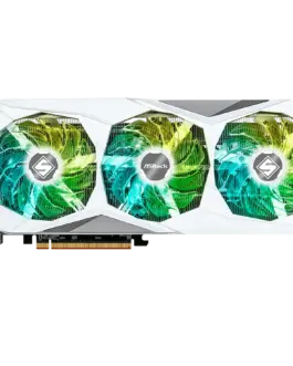 Alternative view of Видео карта ASROCK Video Card AMD Radeon RX-7600 Steel Legend 8GB GDDR6 128bit, 2725 MHz / 18Gbps, 3x DP 2.1, 1x HDMI, 3 fan, 2 slot