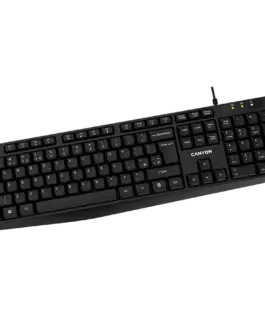 Alternative view of Клавиатура CANYON keyboard KB-1 EN/BG Wired Black