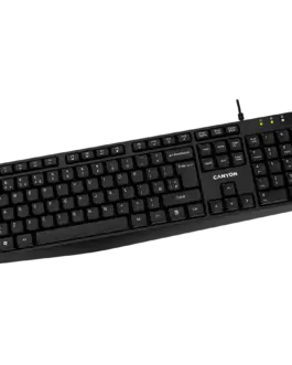Alternative view of Клавиатура CANYON keyboard KB-1 EN/BG Wired Black