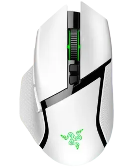 Геймърска мишка Razer Basilisk V3 Pro White Wireless Gaming Mouse True 30000 dpi Focus Pro 30K Optical Sensor Gen-3 Opti