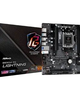 Дънна платка ASROCK B650M PG Lightning mATX AM5 DDR5