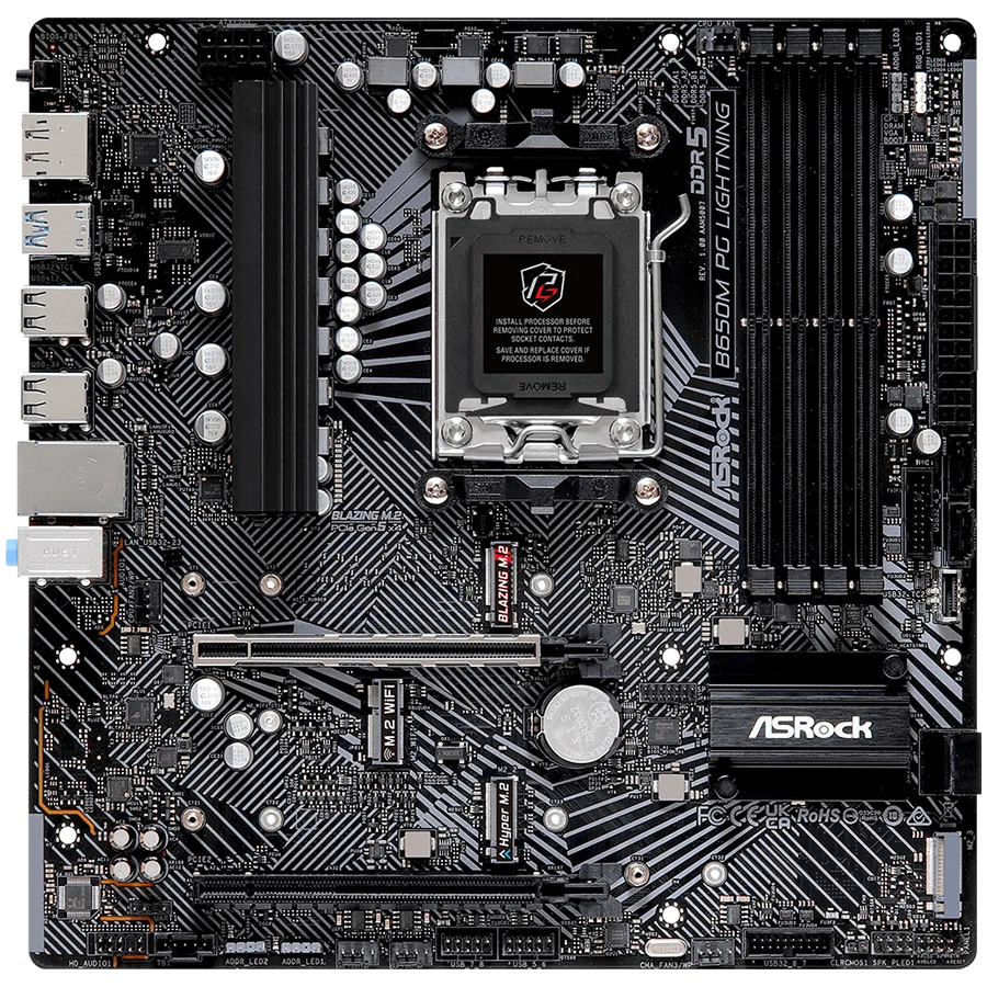 Дънна платка ASROCK B650M PG Lightning mATX AM5 DDR5 - Image 17