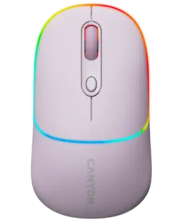 Безжична мишка CANYON mouse MW-22 2in1 BT/ Wireless Pearl Rose