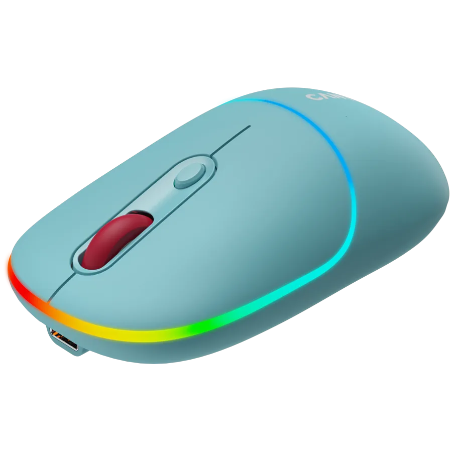 Безжична мишка CANYON mouse MW-22 Dual Band RGB Wireless Dark Cyan - Image 23