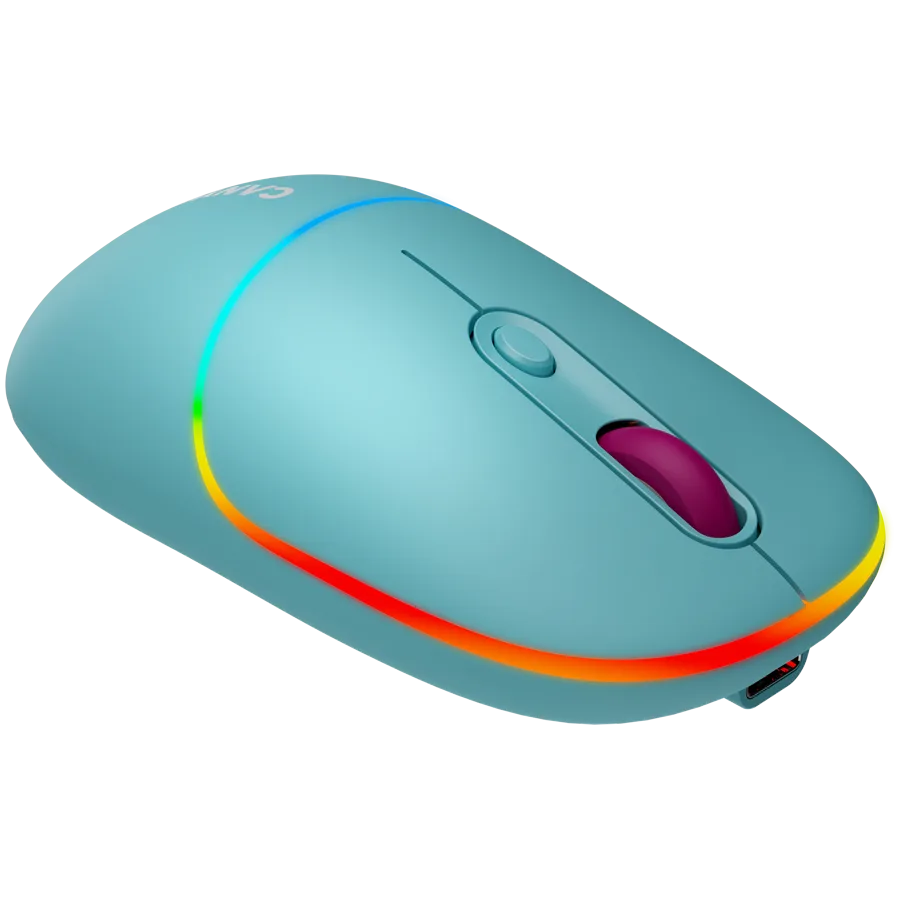 Безжична мишка CANYON mouse MW-22 Dual Band RGB Wireless Dark Cyan - Image 30
