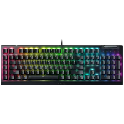 Геймърска клавиатура Razer BlackWidow V4 X Mechanical Gaming Keyboard US Layout Green Switch Razer Chroma™ RGB 6 Macro K