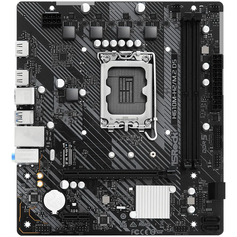 Дънна платка ASROCK H610M-H2/M.2 D5 mATX LGA1700 DDR5 - Image 17