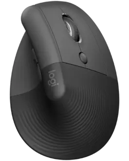 Безжична мишка LOGITECH Lift Bluetooth Vertical Ergonomic Mouse - GRAPHITE/BLACK