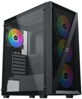 Кутия за компютър Xigmatek Blade EN40887 ATX/M-ATX/MINI ITX USB3.0 X1 USB2.0 X2 HD AUDIO Mehsed Grill Frontpanel & Left