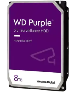 Хард диск HDD Video Surveillance WD Purple 8TB CMR 3.5 256MB 5640 RPM SATA TBW: 180