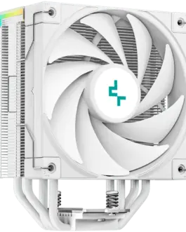 Охладител за процесор Охладител DeepCool AK400 Digital WH CPU Air Cooler 1x120mm FK120 PWM Fan Digital Display ARGB TDP