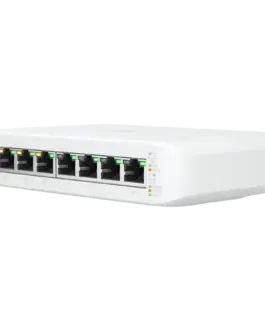 Kомутатор UBIQUITI Lite 8 PoE; (4) GbE PoE+ (4) GbE ports; 52W total PoE availability; Wall