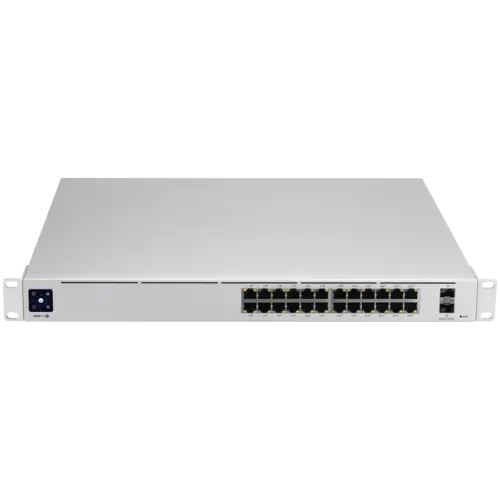 Kомутатор Ubiquiti USW-Pro-24-POE-EU configurable Gigabit Layer2 and Layer3 switch with auto-sensing 802.3at PoE+ and 80