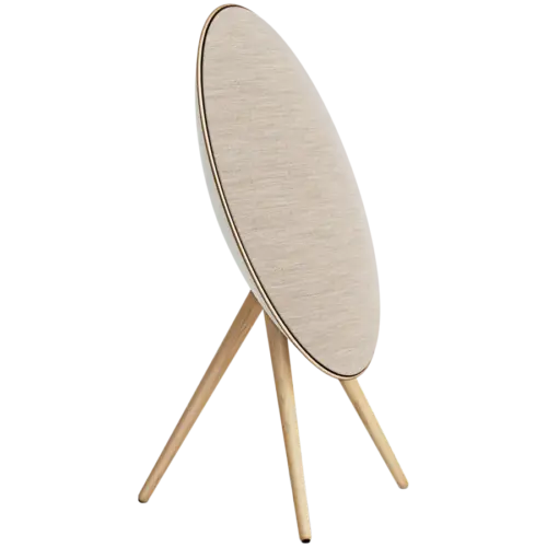 Alternative view of Тонколона Beosound A9 5th Gen Speaker Gold Tone (Back Sand/Cover Golden/Legs White Oak)