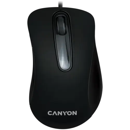 Мишка за компютър CANYON mouse CM-2 Wired Black