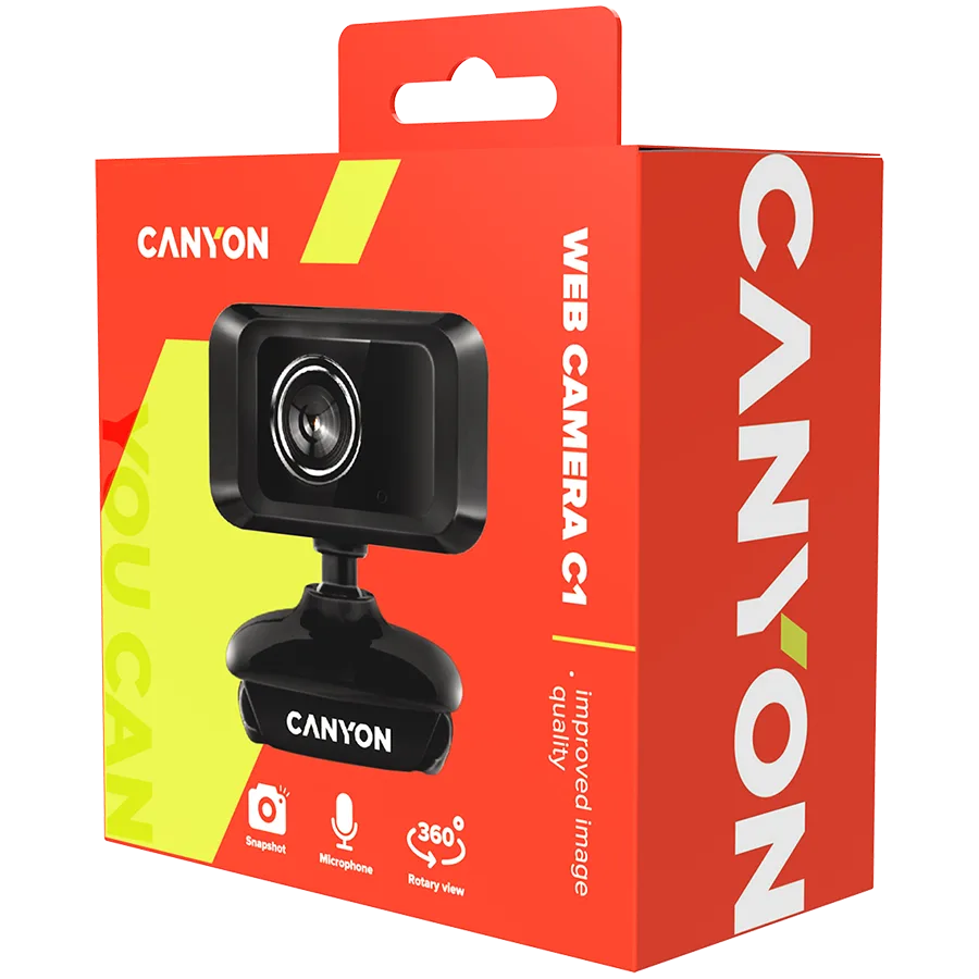 Уеб камера CANYON Enhanced 1.3 Megapixels resolution webcam with USB2.0 connector - Image 9