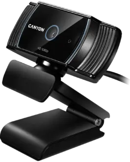 Alternative view of Уеб камера CANYON webcam C5 Full HD 1080p Auto Focus Black