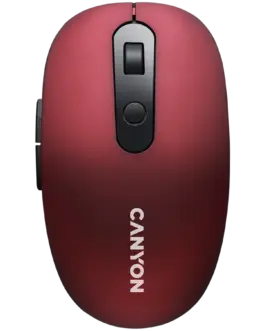 Безжична мишка CANYON mouse MW-9 Dual-mode Wireless Red