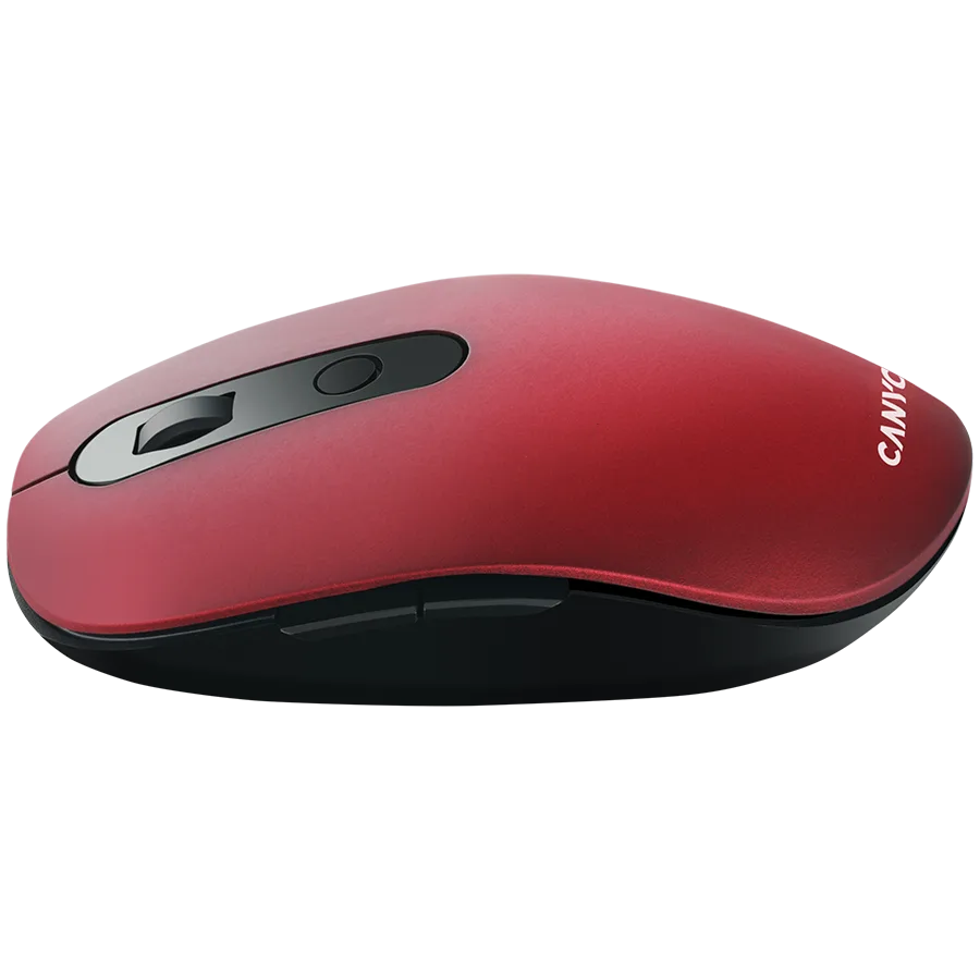 Безжична мишка CANYON mouse MW-9 Dual-mode Wireless Red - Image 14