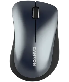 Безжична мишка CANYON MW-11 2.4 GHz Wireless mousewith 3 buttons DPI 1200 Battery:AAA*2pcsBlack67*109*38mm