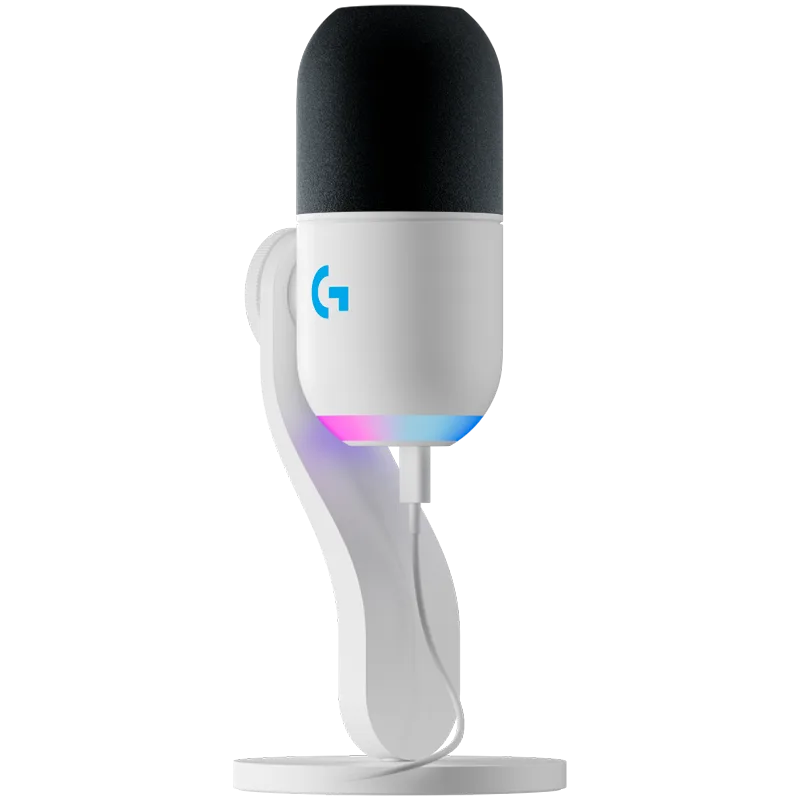 Геймърски микрофон LOGITECH G Yeti GX RGB Gaming Microphone - LIGHTSYNC - OFF WHITE -