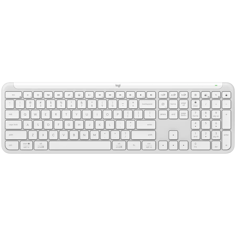 Клавиатура LOGITECH SIGNATURE SLIM WIRELESS KEYBOARD K950 - OFF WHITE - US INTL - 2.4GHZ/BT -