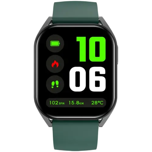 Смарт часовник CANYON smart watch Chatter SW-58 BT-CALL Black Green