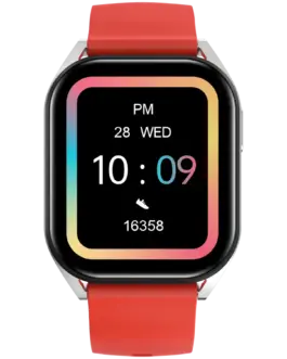 Смарт часовник CANYON smart watch Chatter SW-58 BT-CALL Silver Red