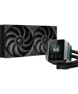 Охладител за процесор Охладител DeepCool MYSTIQUE 240 360mm CPU Liquid Cooler 2x120mm ARGB PWM Fans Addressable RGB LED